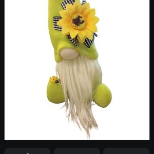 Sunflower Gnome Plush Toy - Yellow